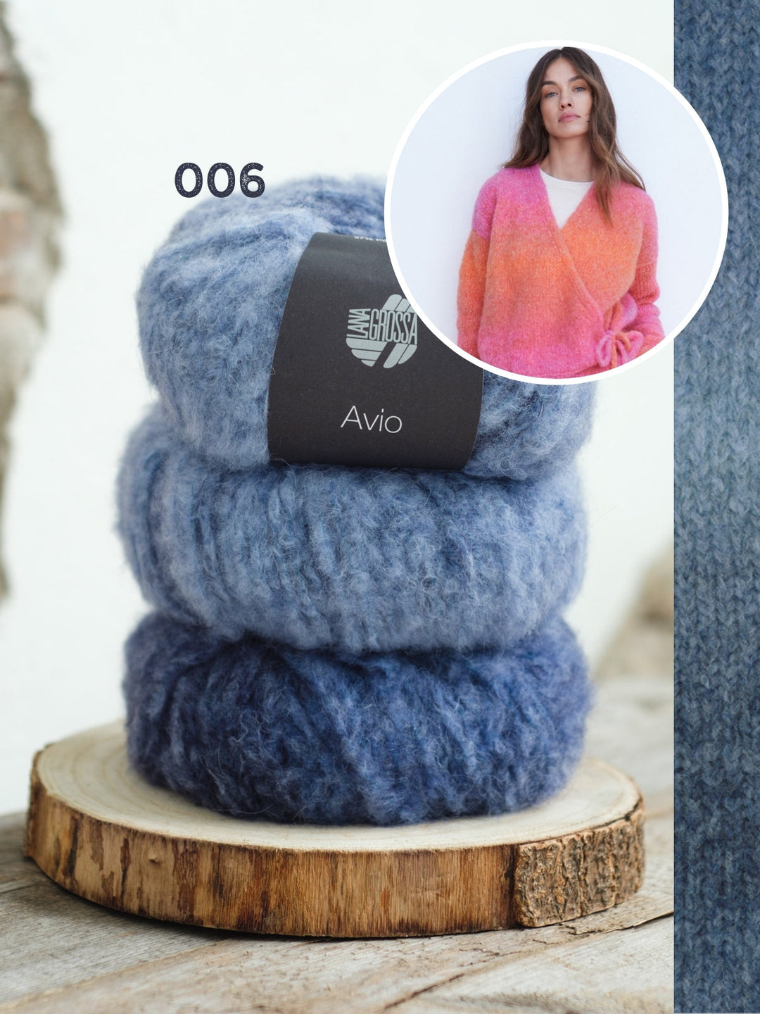 Strickpaket Avio Wickeljacke