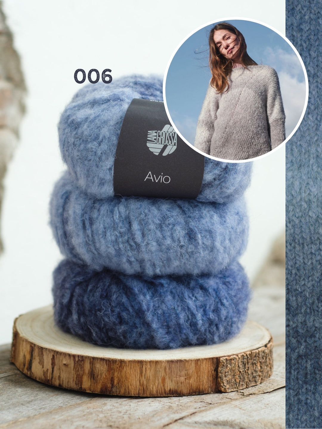 Strickpaket Avio Pullover