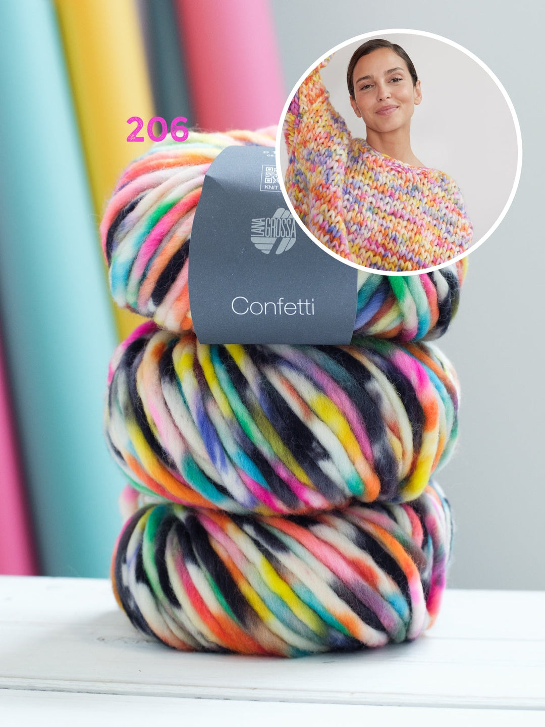 Strickpaket Confetti Pullover