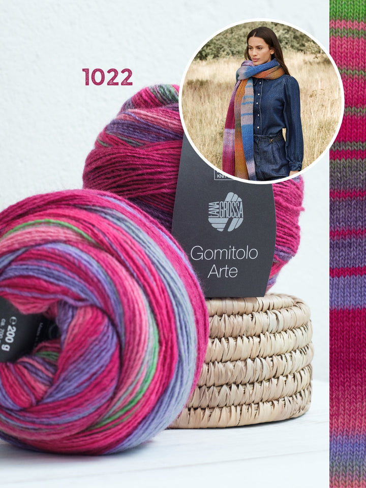 Strickpaket Gomitolo Arte Schal