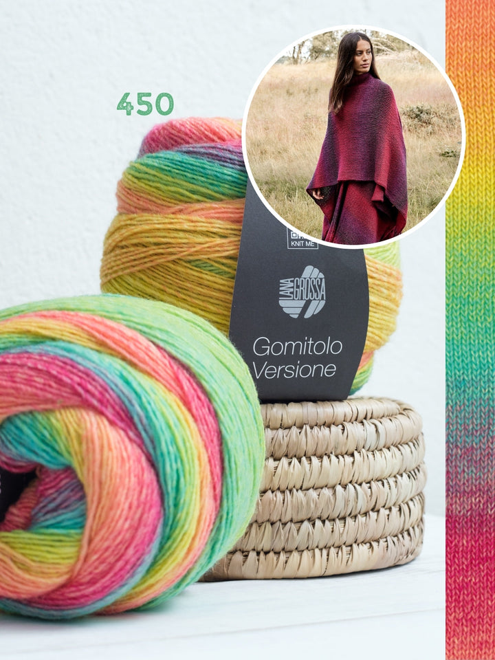 Strickpaket Gomitolo Versione Poncho