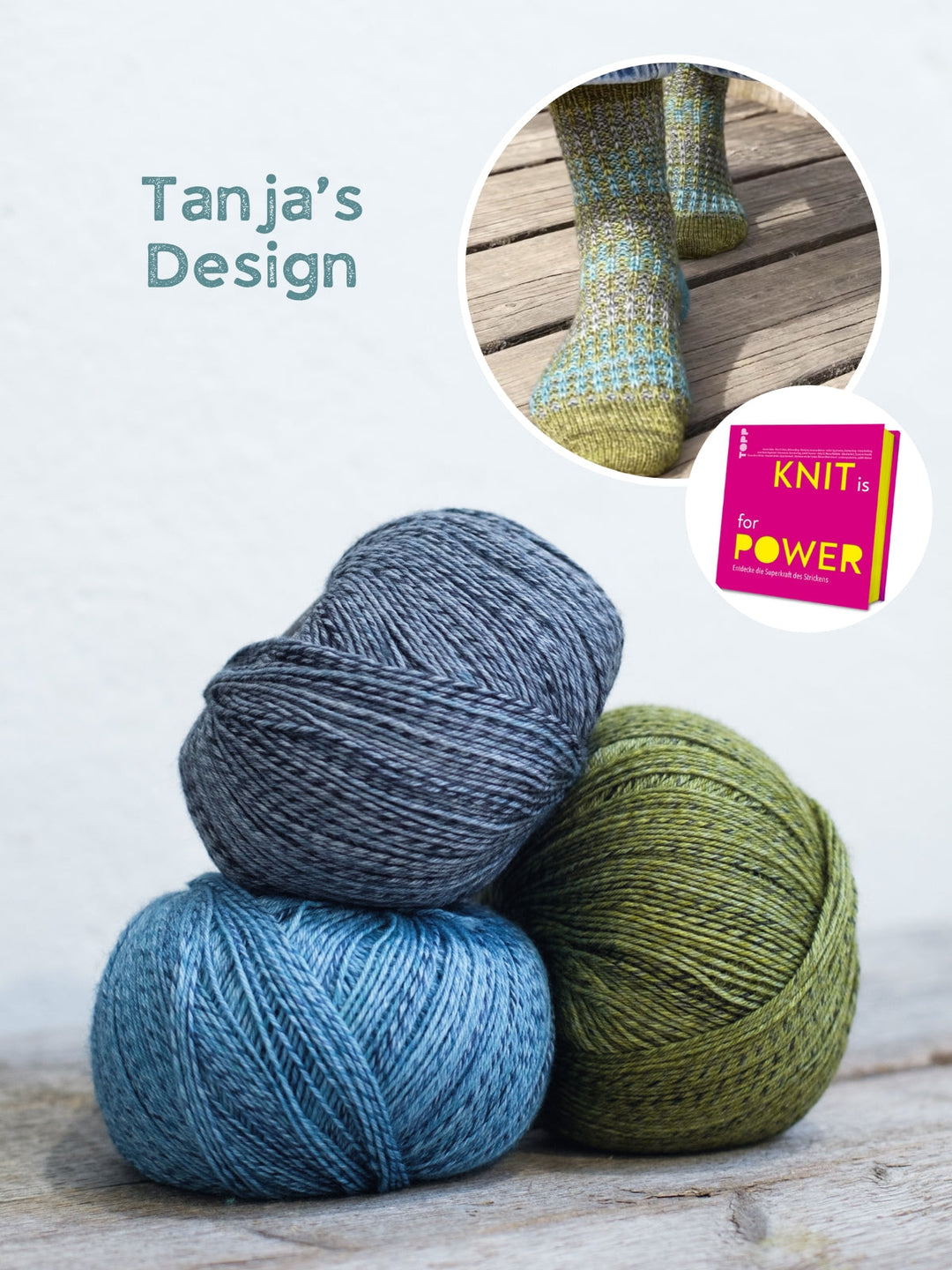 Strickpaket Grüne Socken - Tanja Steinbach