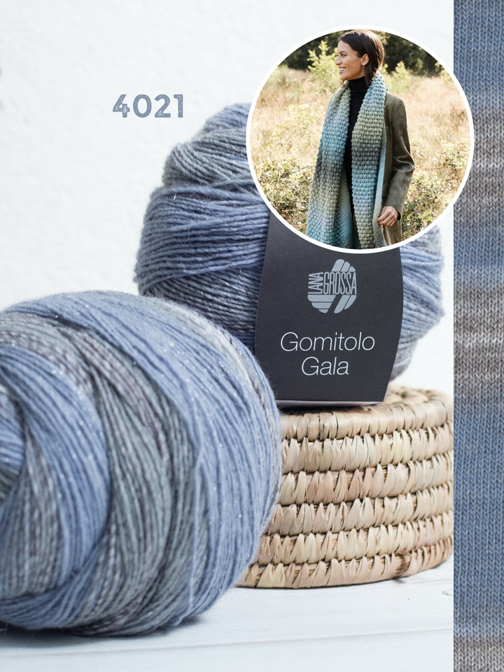 Strickpaket Gomitolo Gala Tuch