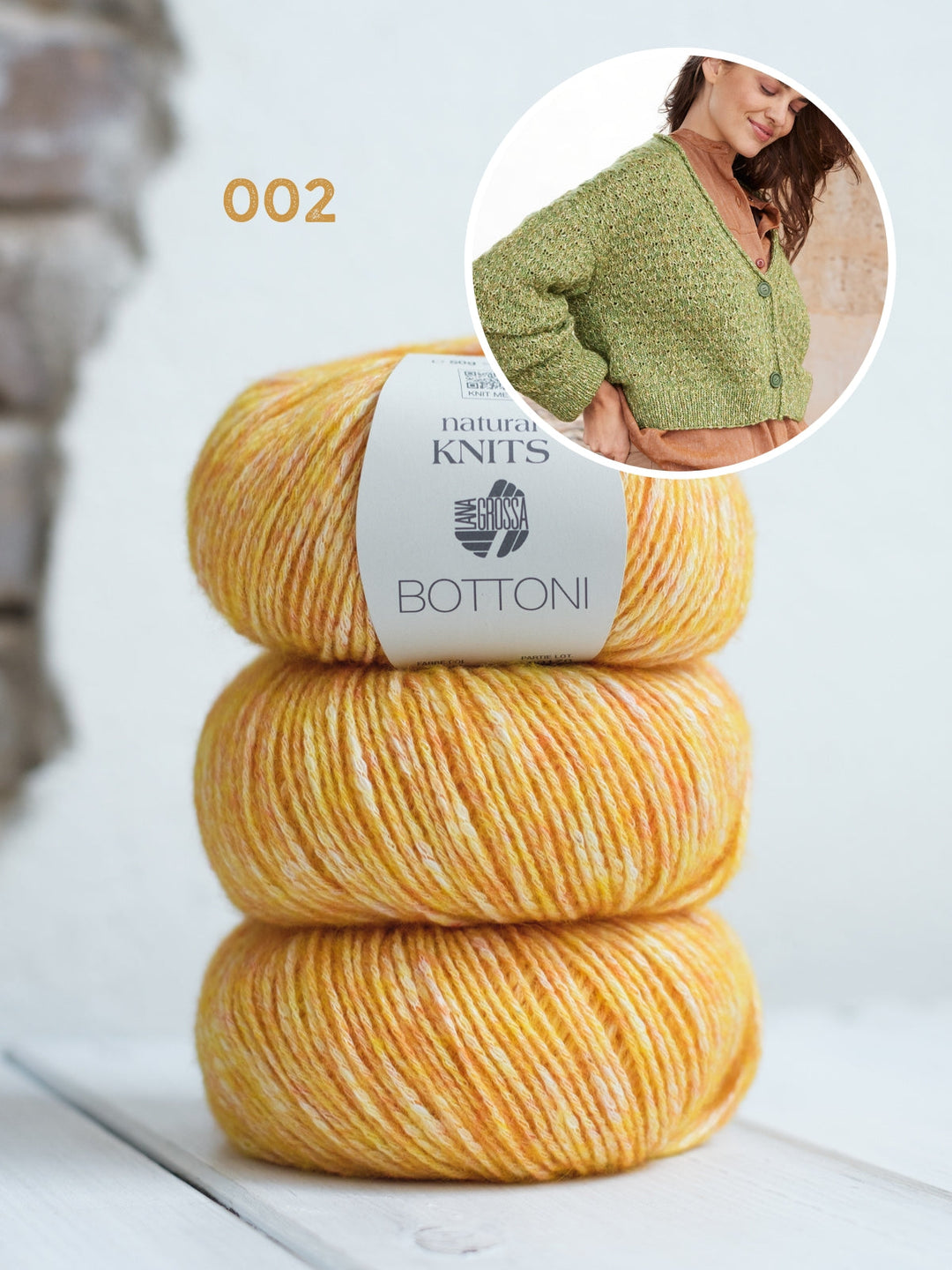 Strickpaket Bottoni kurze Jacke