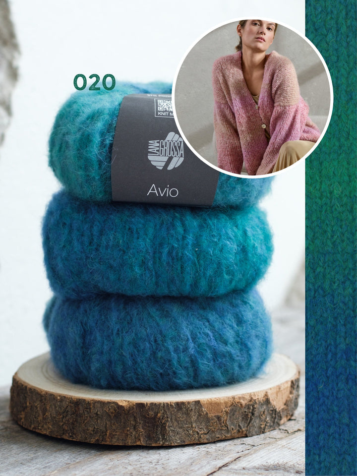 Strickpaket Avio Jacke