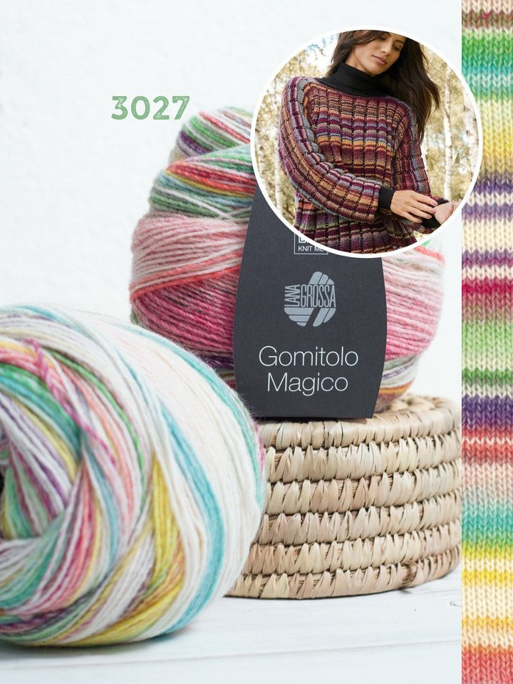 Strickpaket Gomitolo Magico Fledermaus-Pullover