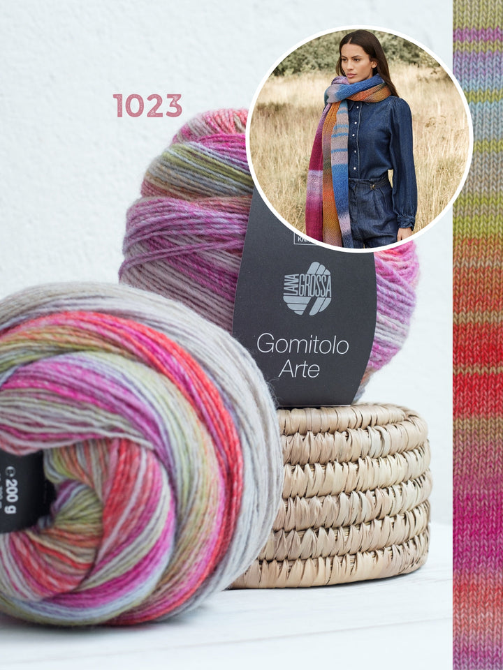 Strickpaket Gomitolo Arte Schal