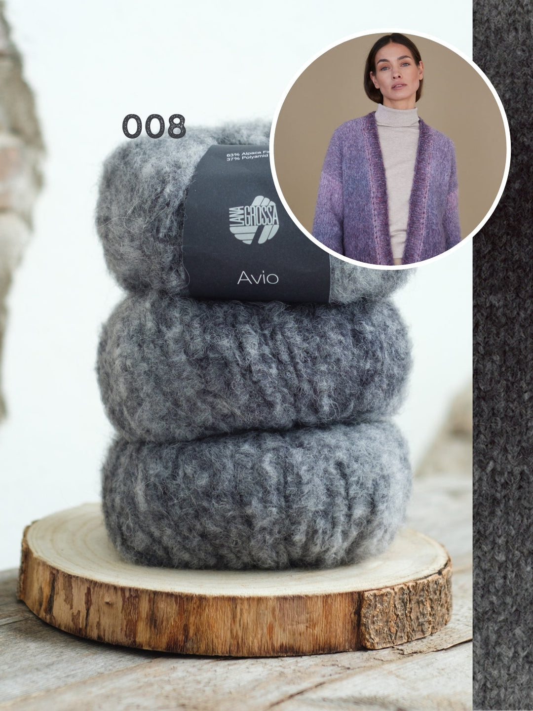 Strickpaket Avio Cardigan