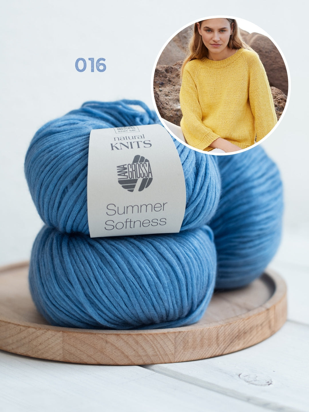 Strickpaket Summer Softness Top-Down Raglanpullover