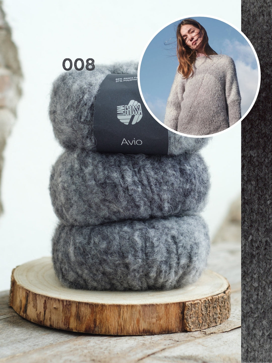 Strickpaket Avio Pullover