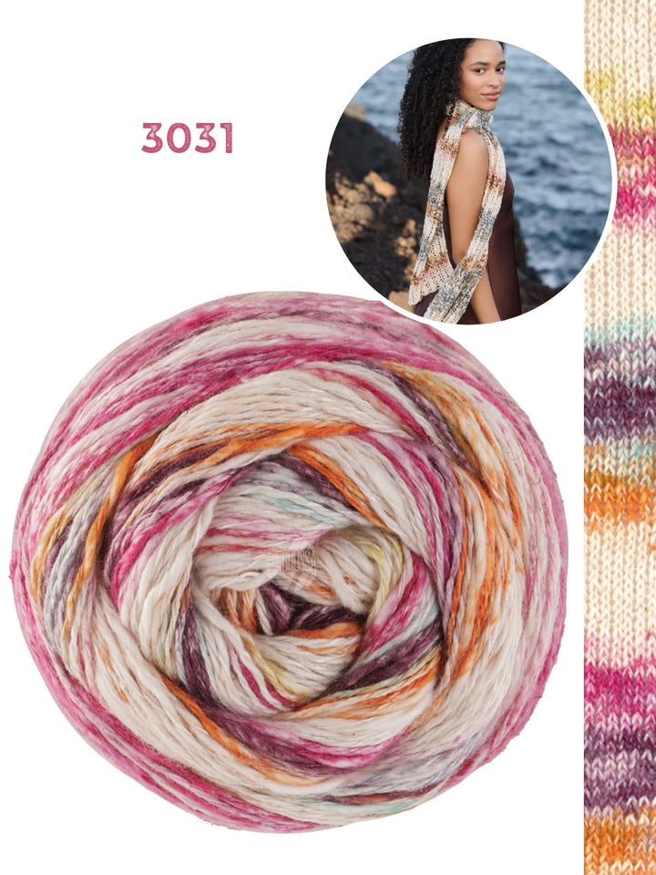 Strickpaket Gomitolo Hippie Ajour-Tuch