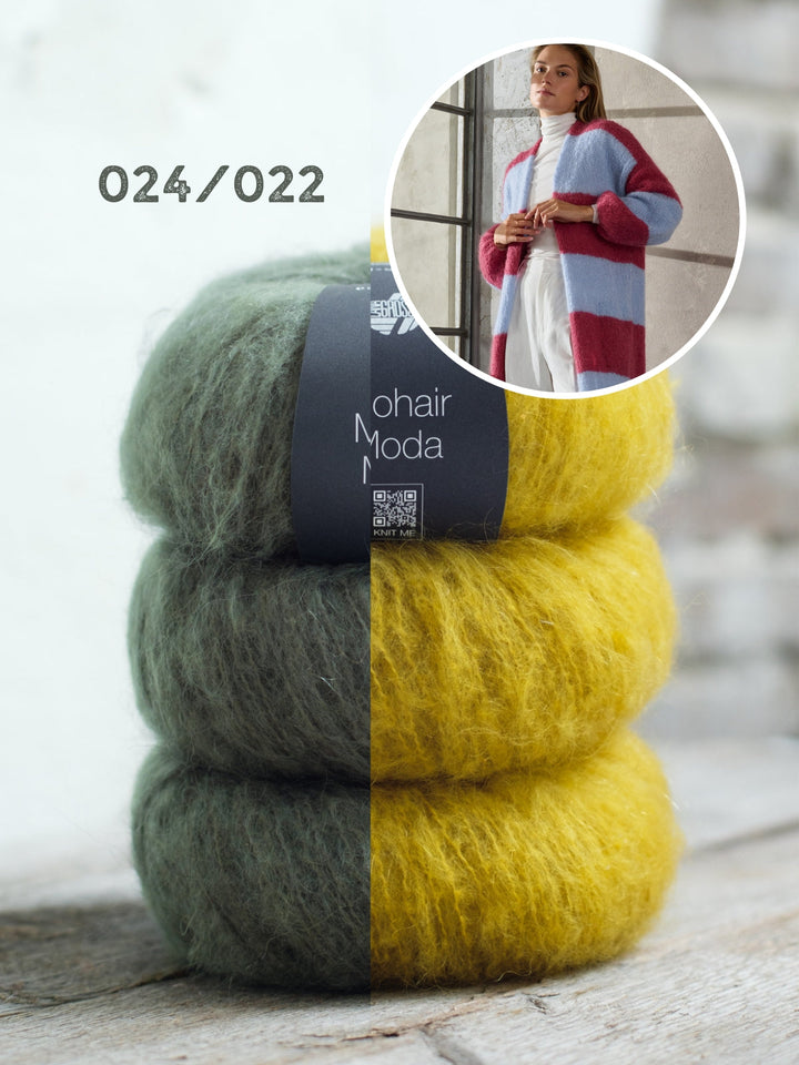 Strickpaket Mohair Moda Mantel