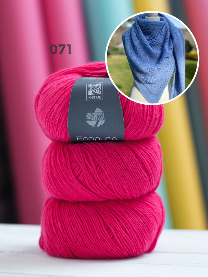 Strickpaket Lizas Blümchentuch