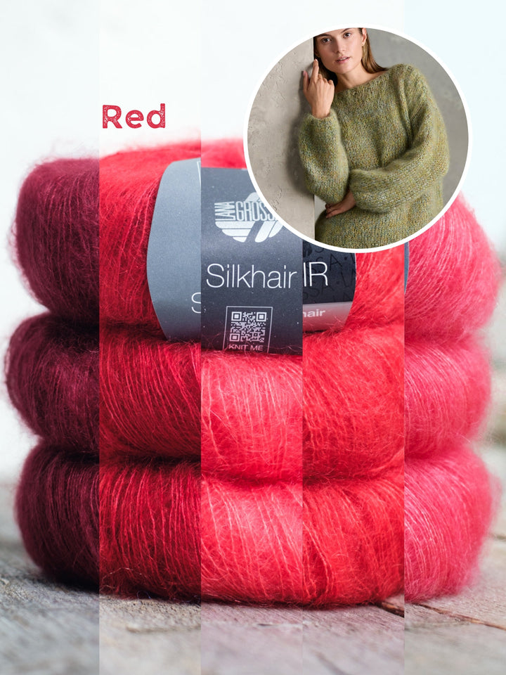 Strickpaket Silkhair Pullover