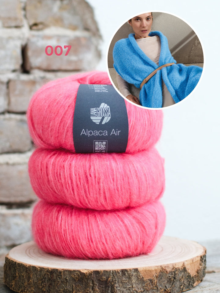 Strickpaket Alpaca Air Weste