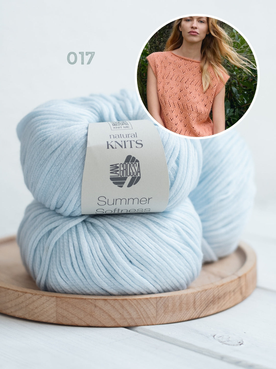 Strickpaket Summer Softness Top mit Ajourmuster