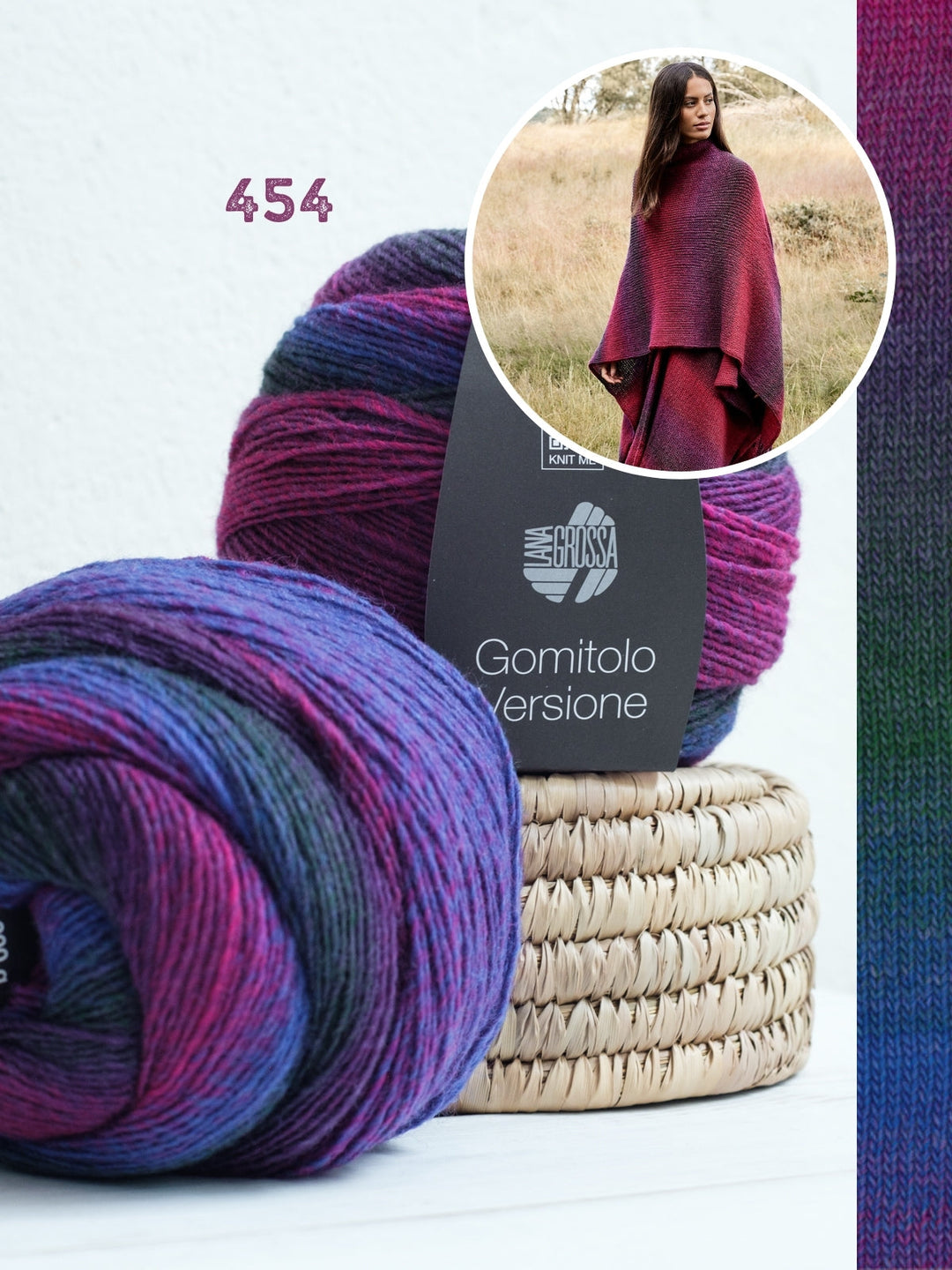 Strickpaket Gomitolo Versione Poncho