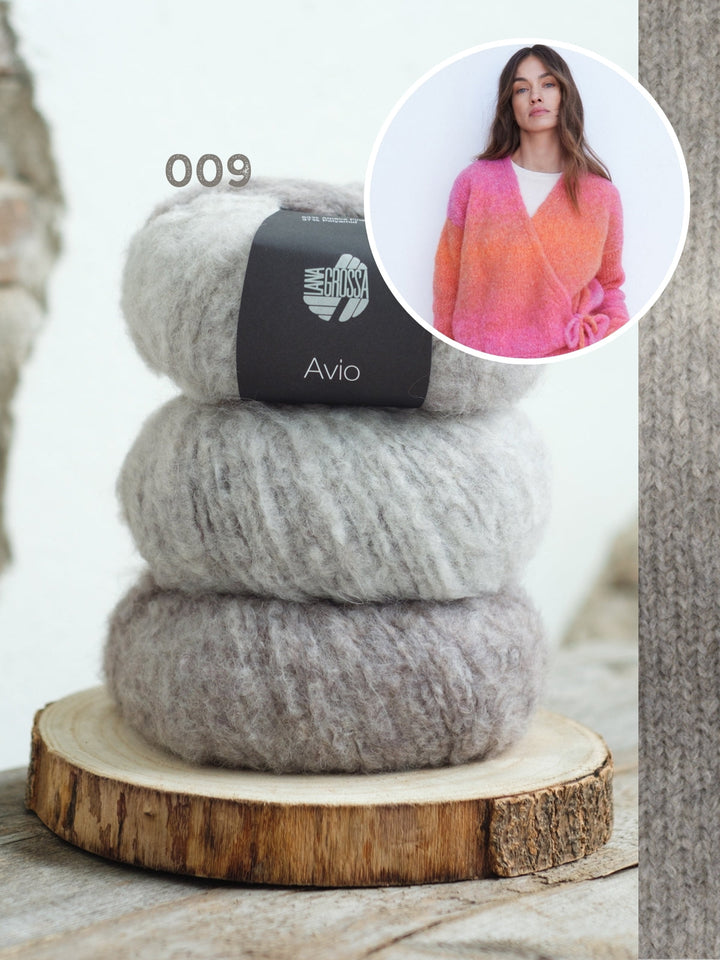 Strickpaket Avio Wickeljacke