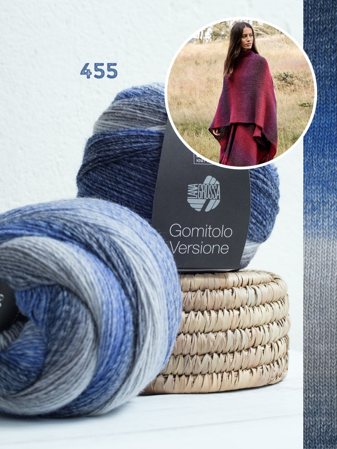 Strickpaket Gomitolo Versione Poncho