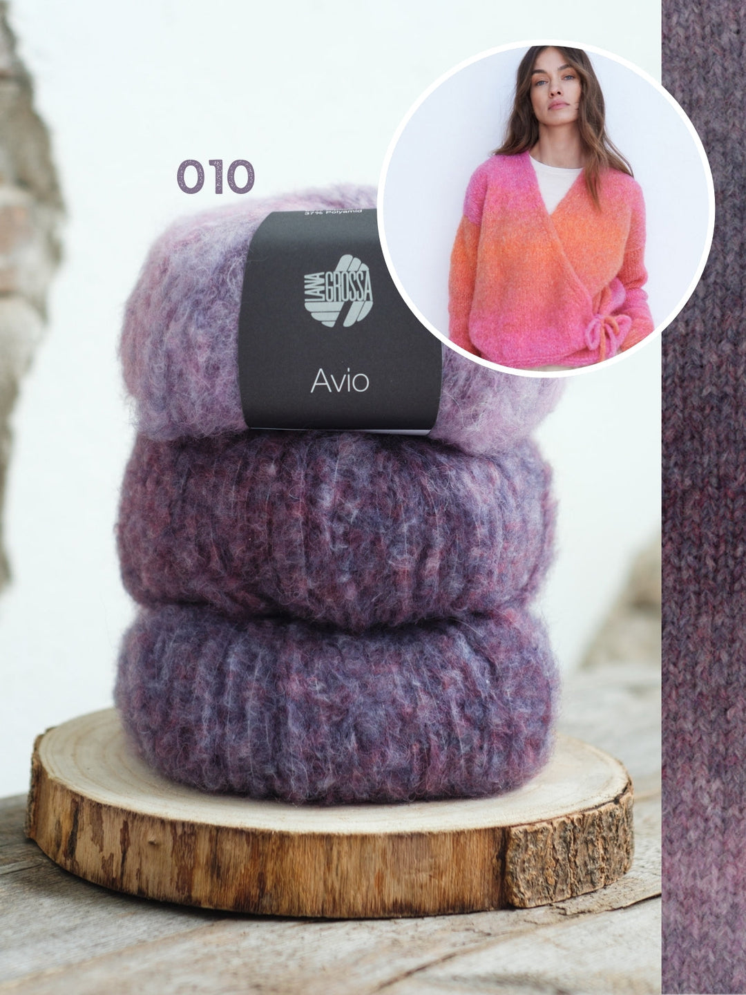 Strickpaket Avio Wickeljacke