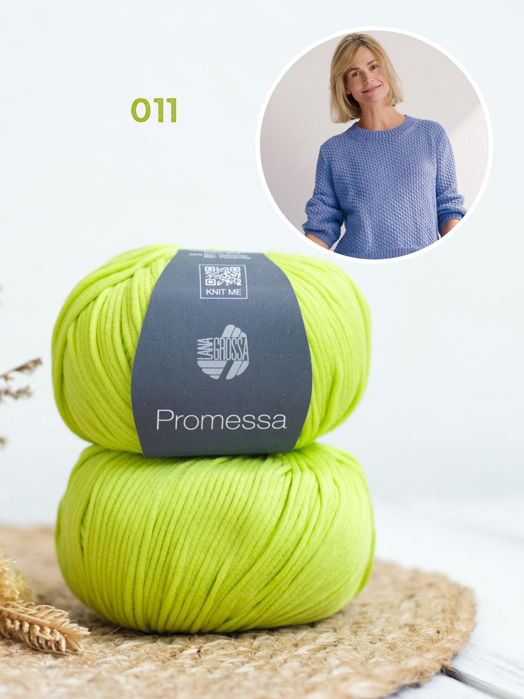 Strickpaket Promessa Pullover mit Strukturmuster