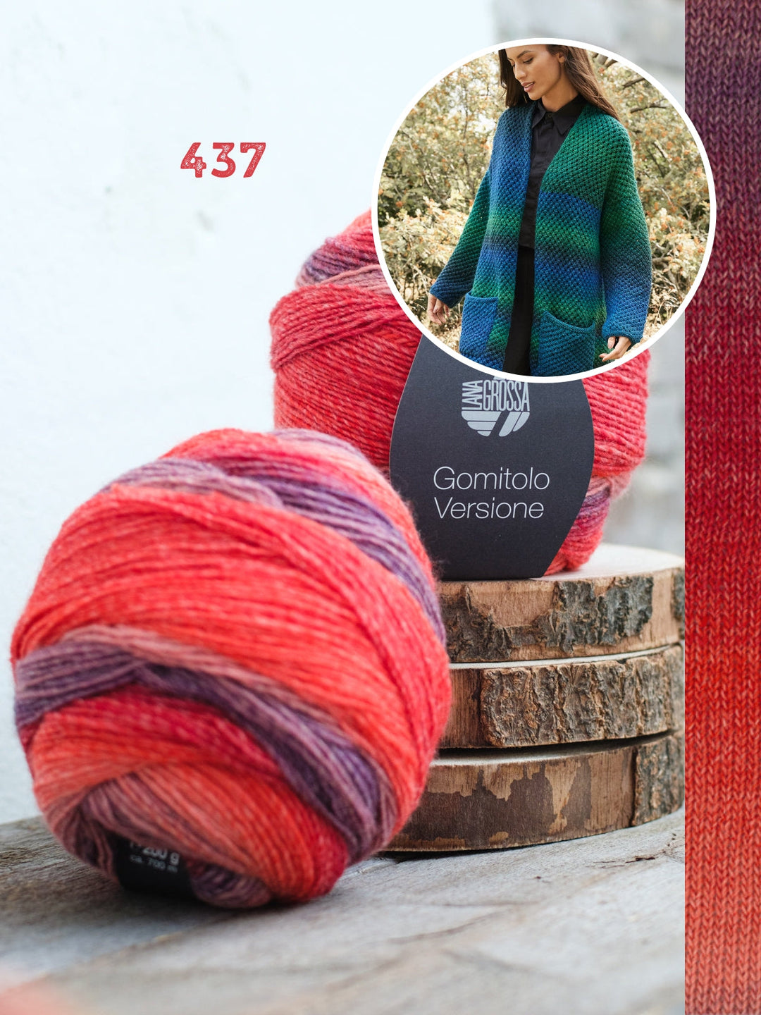 Strickpaket Gomitolo Versione Cardigan