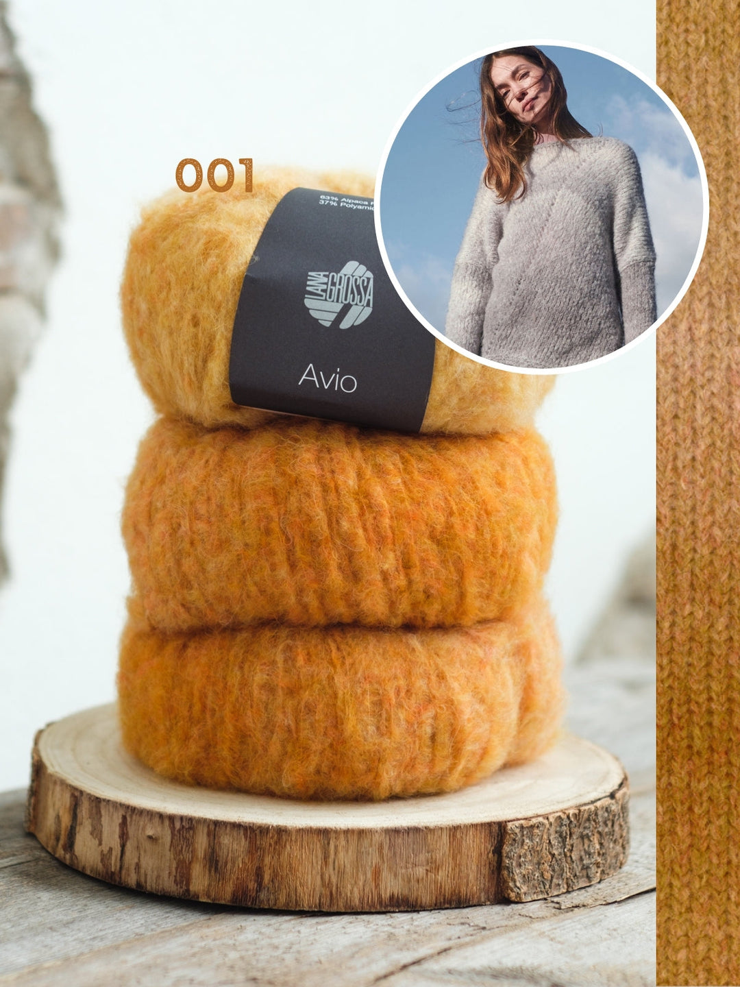 Strickpaket Avio Pullover