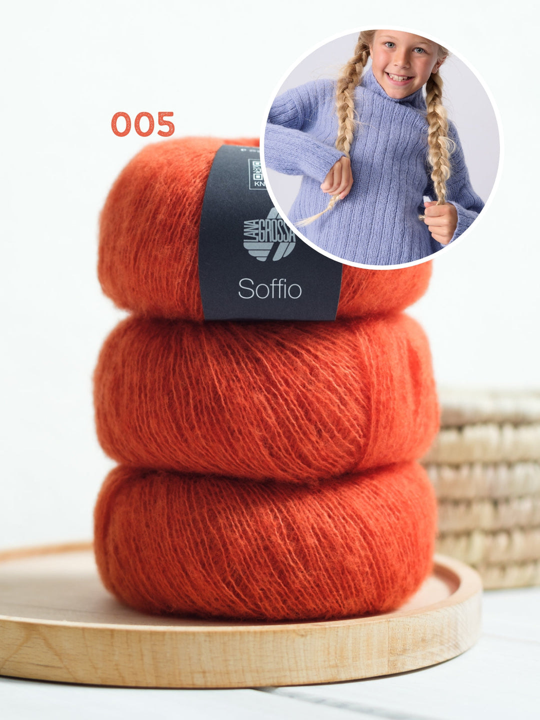 Strickpaket Soffio Rippen-Rolli