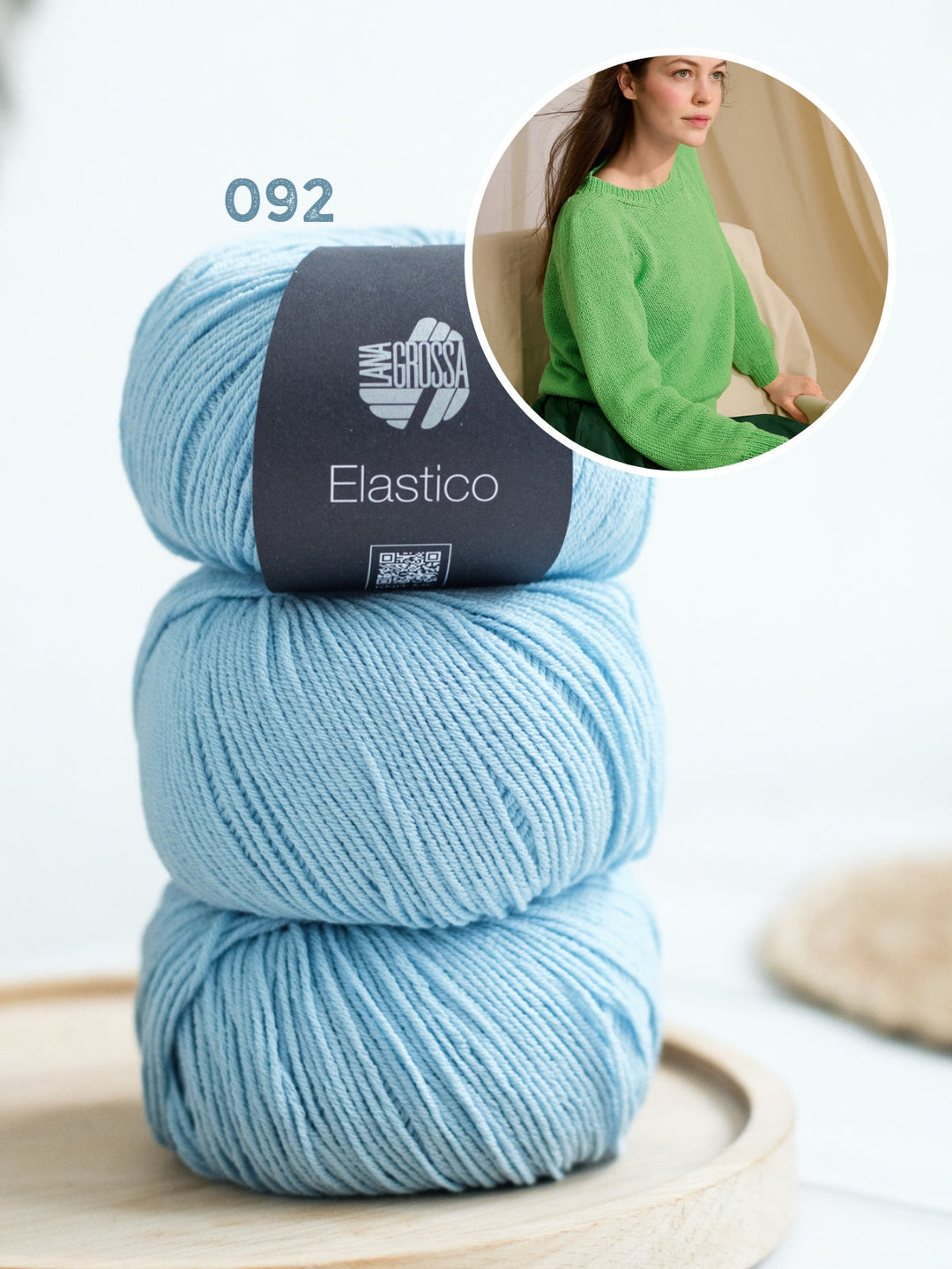 Strickpaket Elastico Pullover mit Schulterpasse