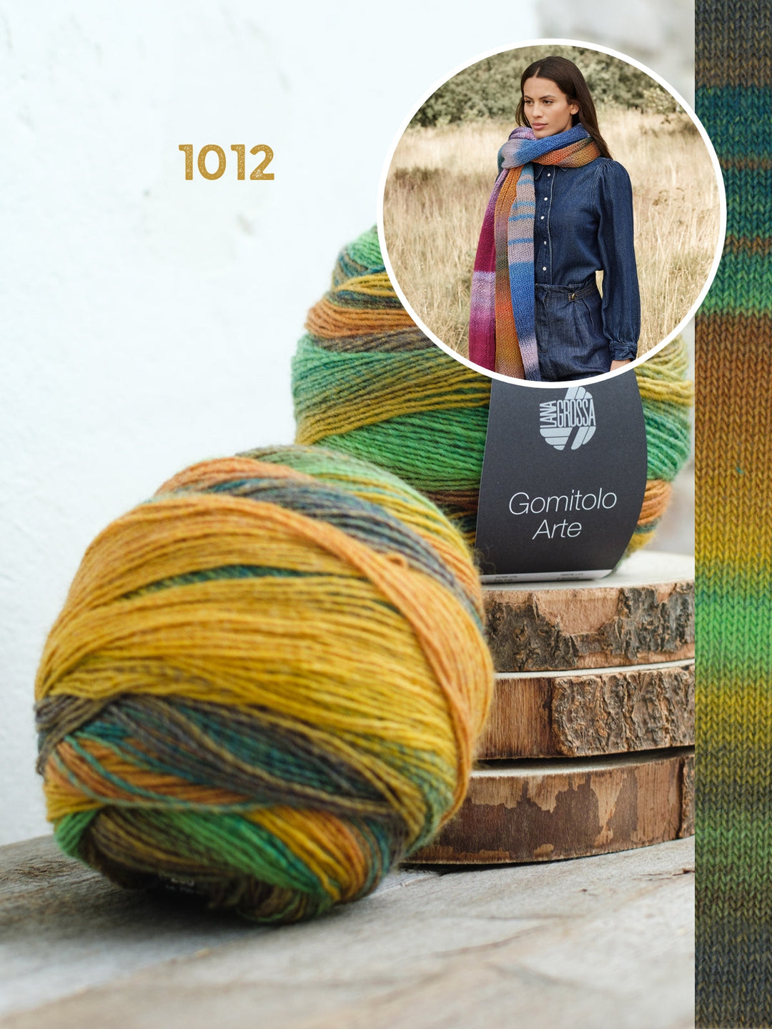 Strickpaket Gomitolo Arte Schal