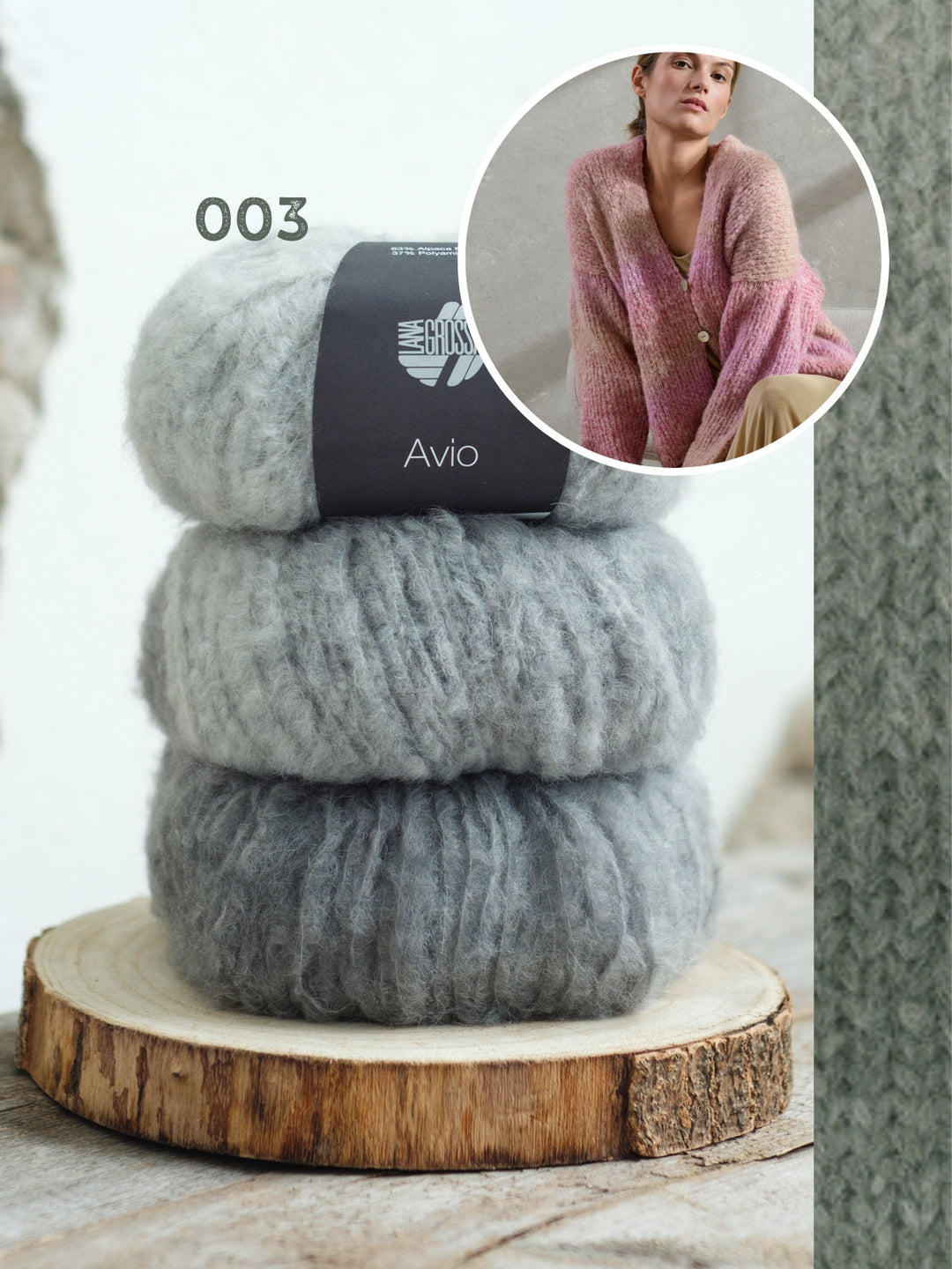 Strickpaket Avio Jacke