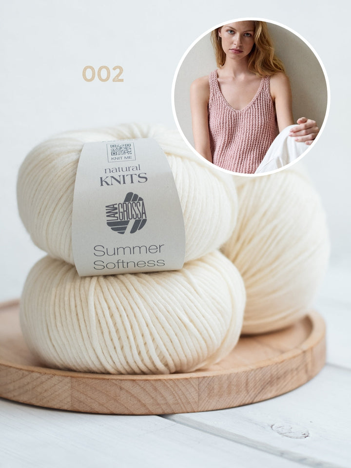 Strickpaket Summer Softness Top mit Struktur