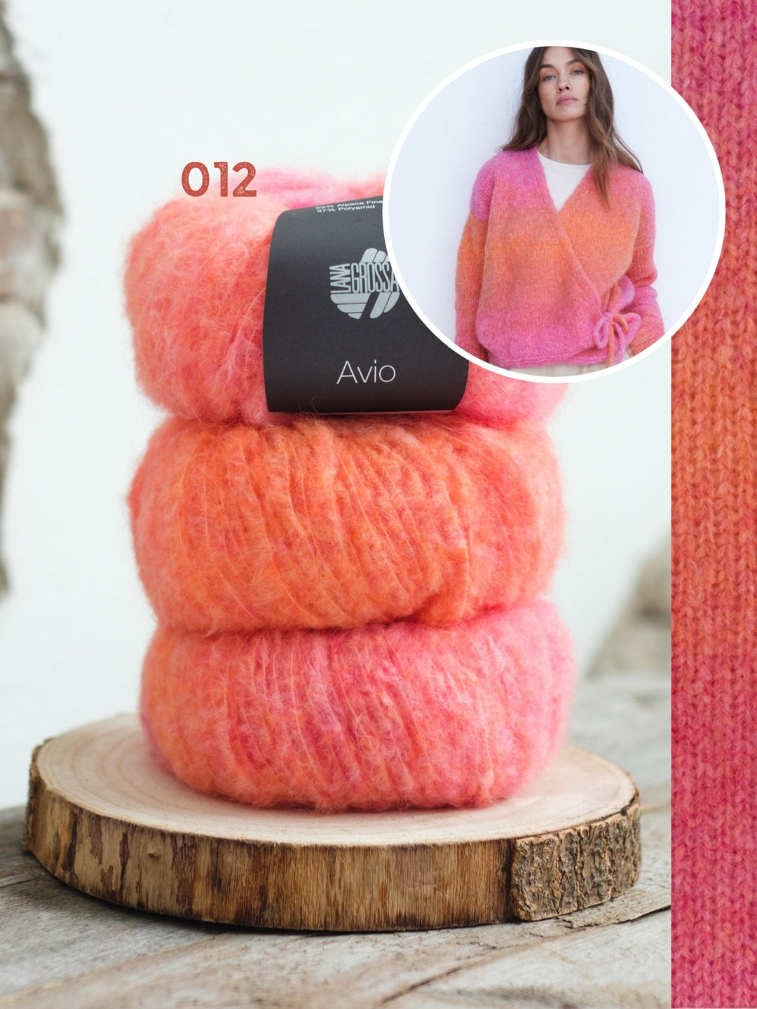 Strickpaket Avio Wickeljacke