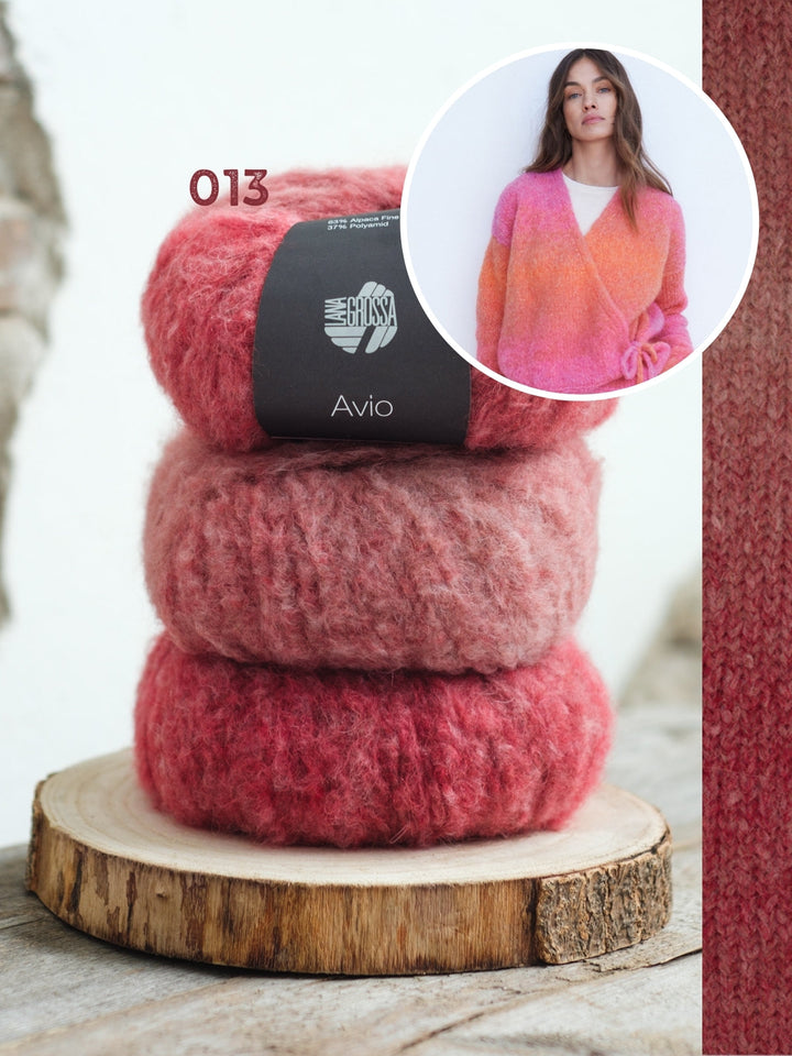 Strickpaket Avio Wickeljacke