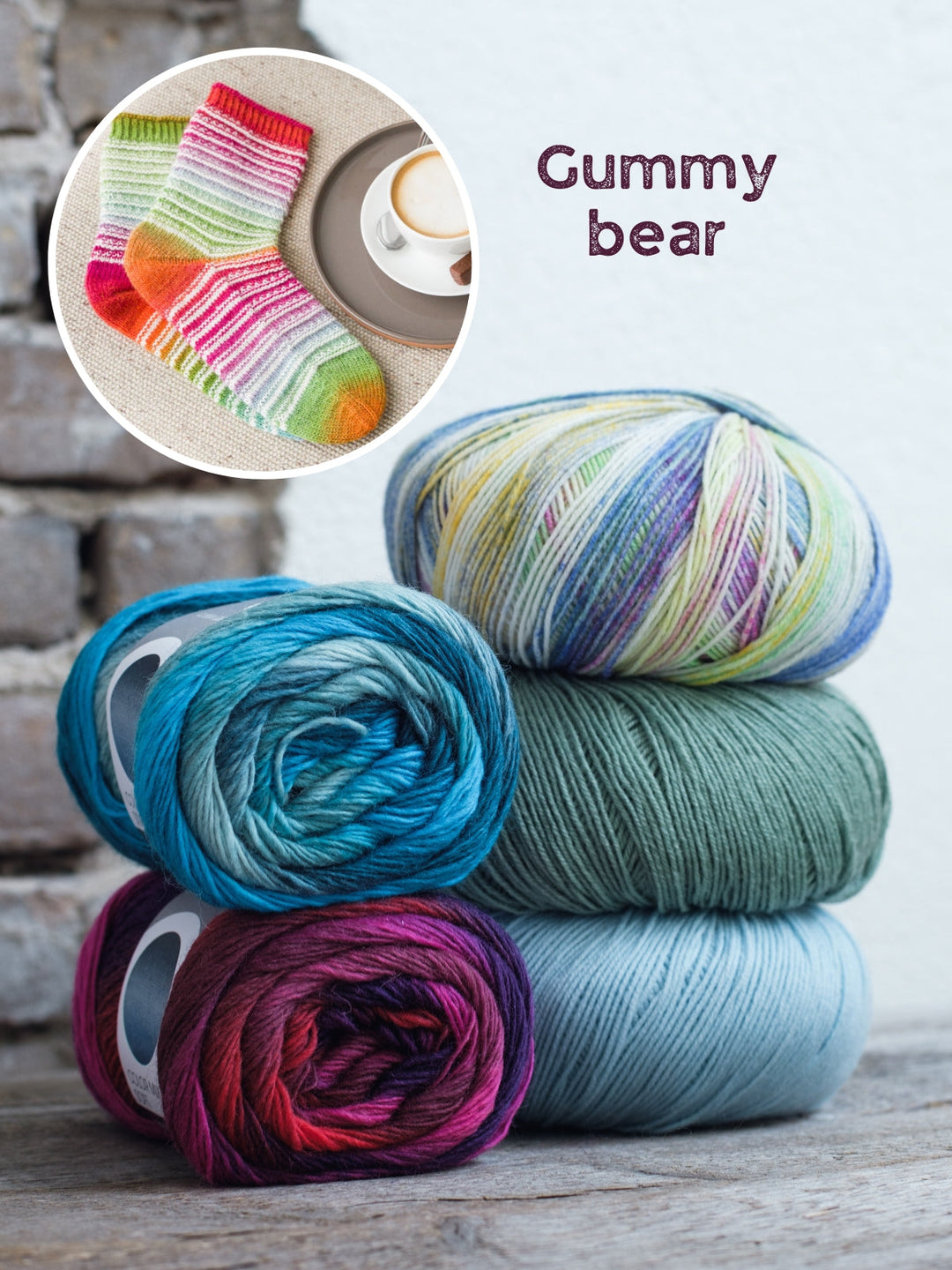 Strickpaket Candy Gang Socks - Tanja Steinbach