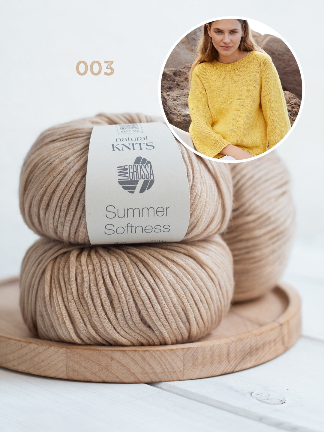 Strickpaket Summer Softness Top-Down Raglanpullover