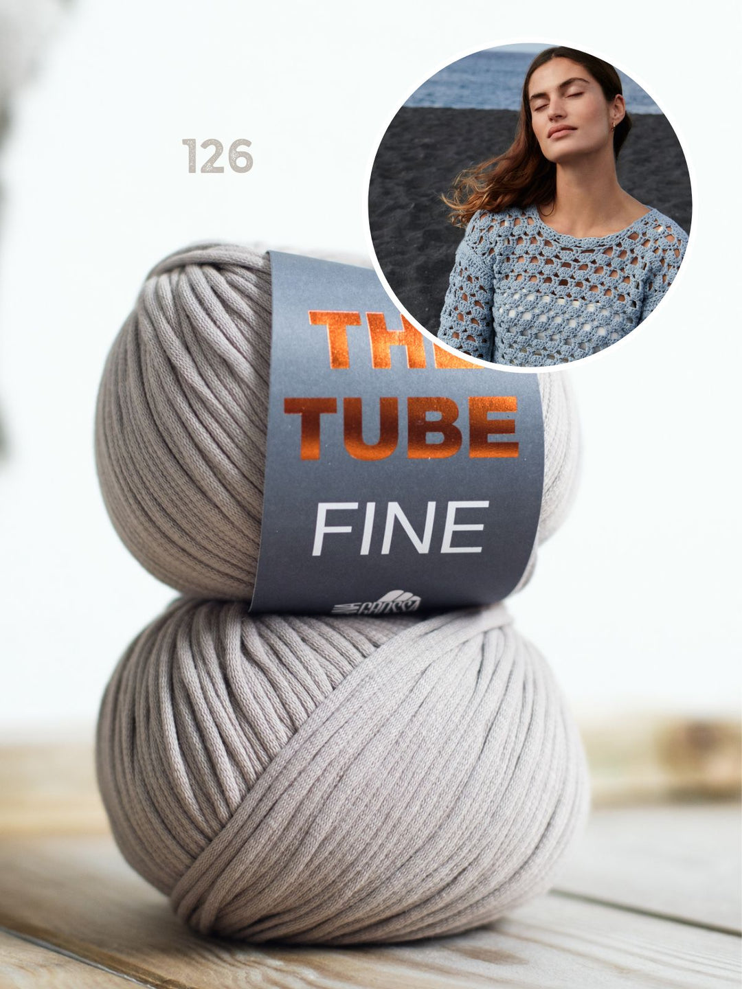 Häkelpaket The Tube Fine Pullover