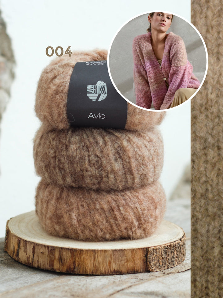 Strickpaket Avio Jacke