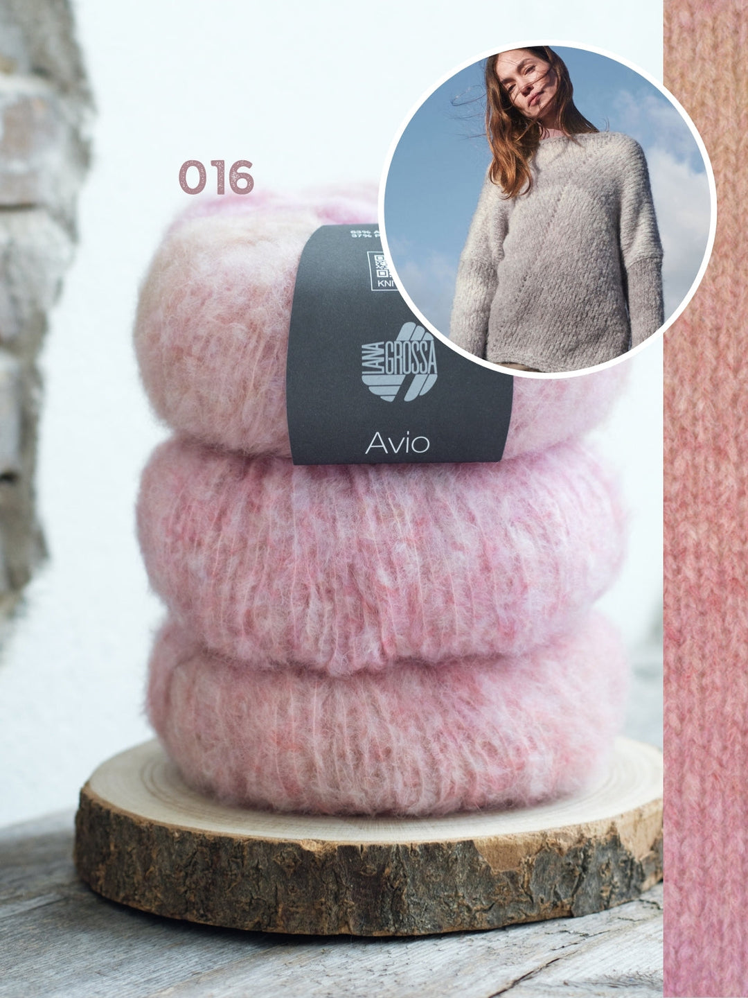 Strickpaket Avio Pullover