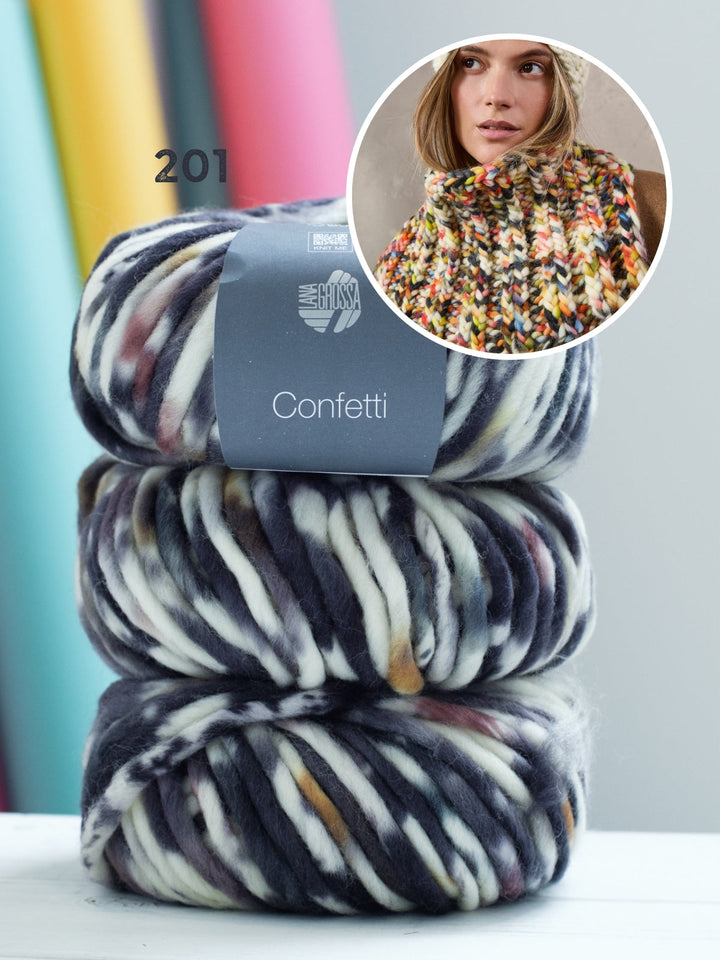 Strickpaket Confetti Loop