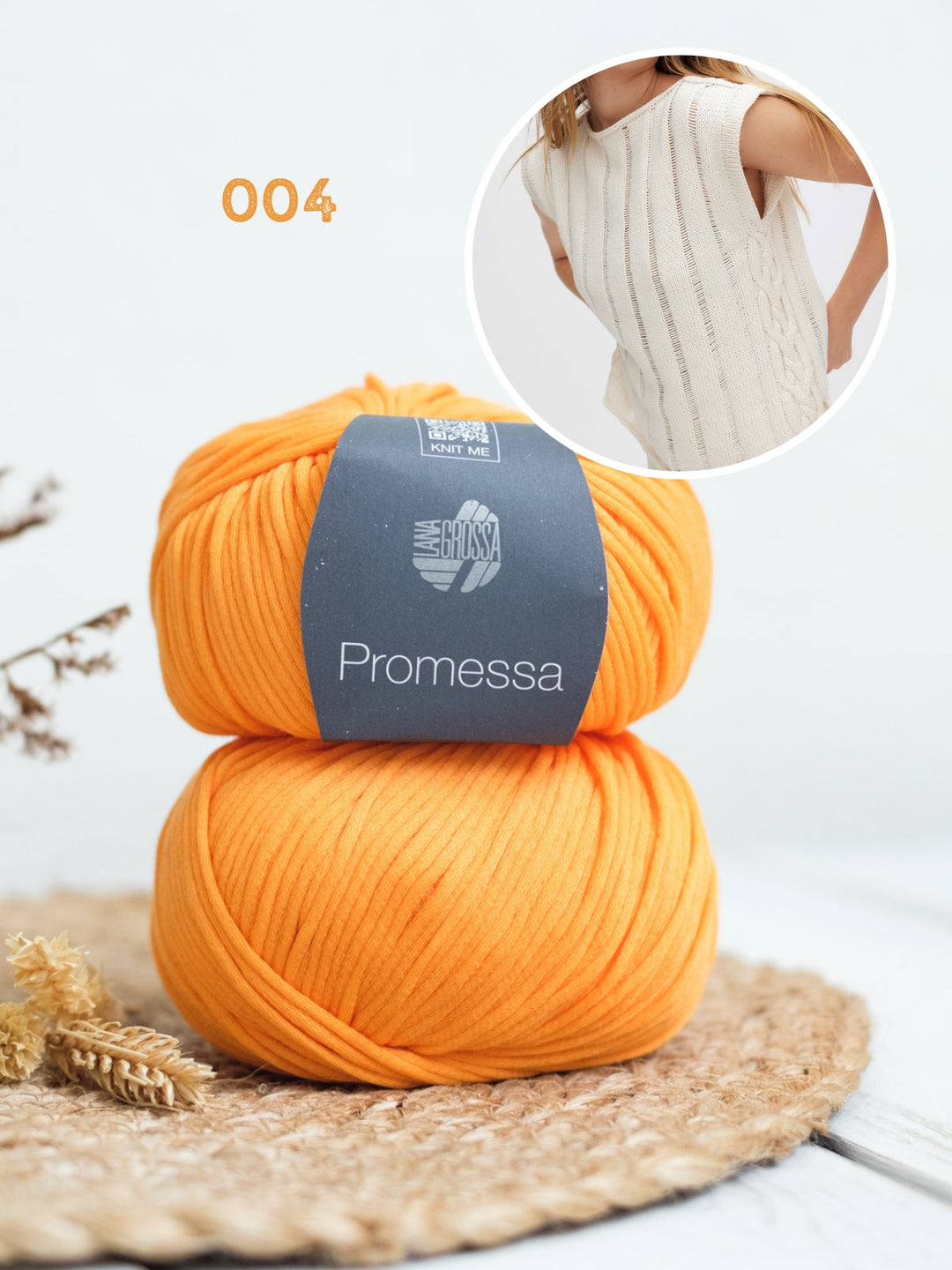 Strickpaket Promessa Top mit Hebefallmaschen