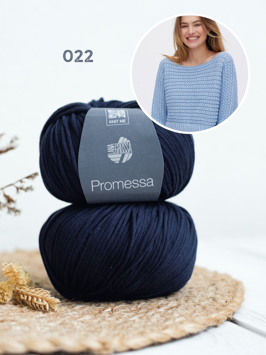 Strickpaket Promessa Pullover mit Zöpfe