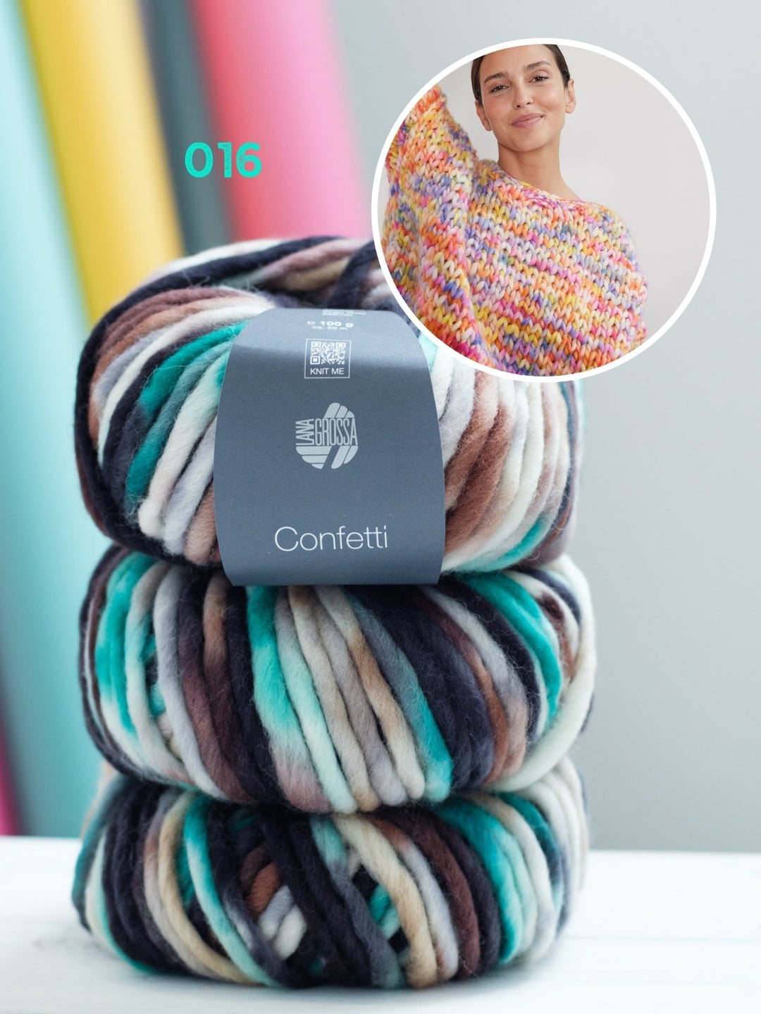 Strickpaket Confetti Pullover