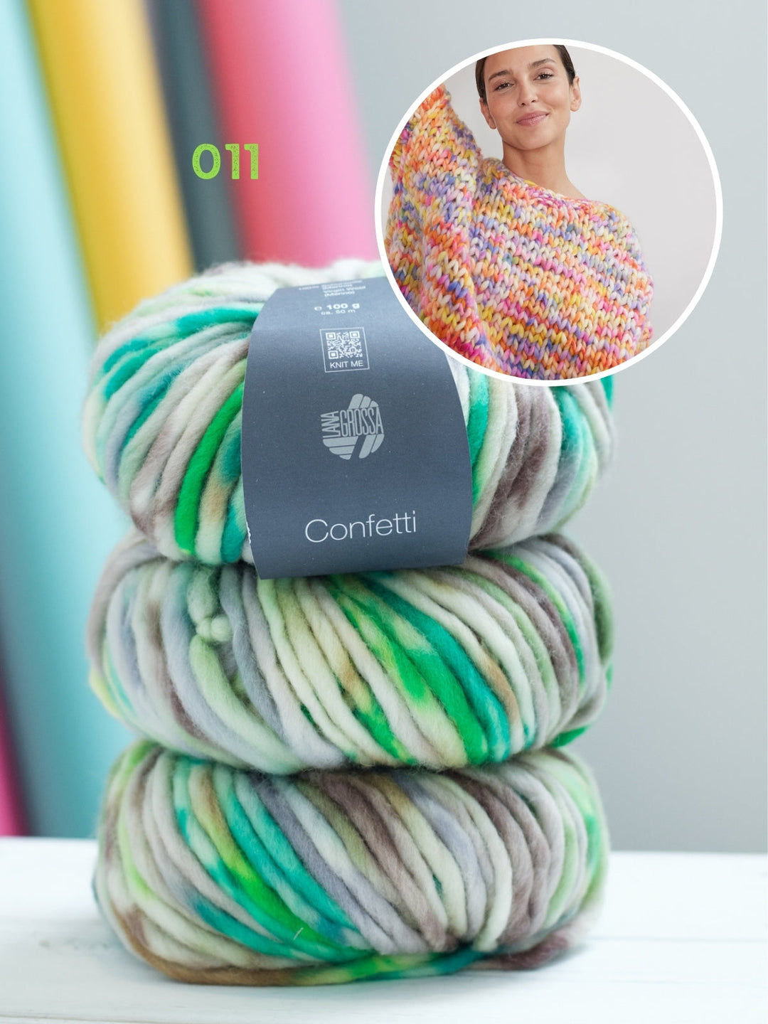 Strickpaket Confetti Pullover