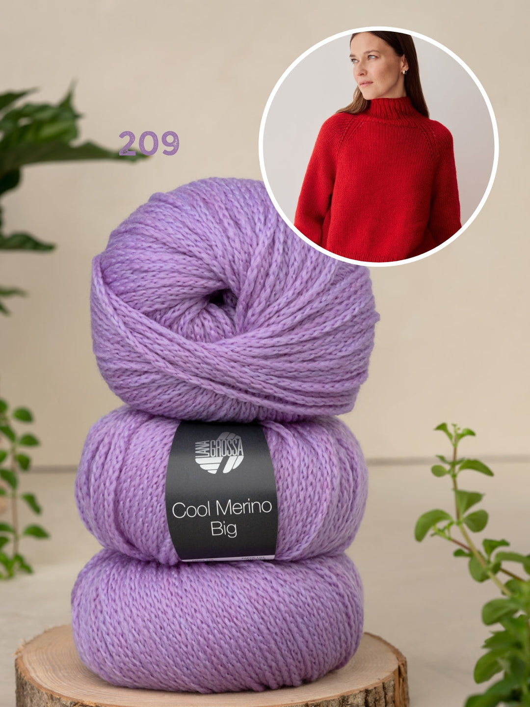 Strickpaket Cool Merino Big Rollkragenpullover