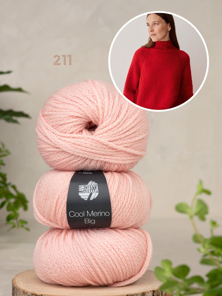 Strickpaket Cool Merino Big Rollkragenpullover