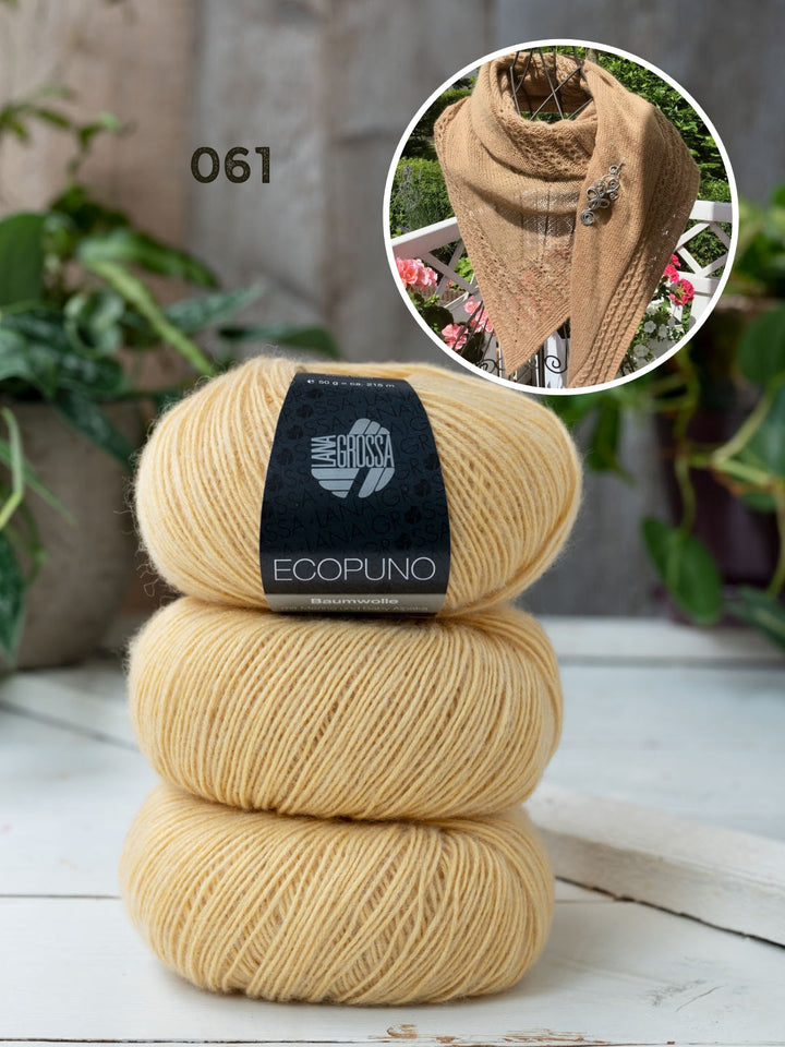 Strickpaket Lizas Tuch Provence Vibe - Ecopuno