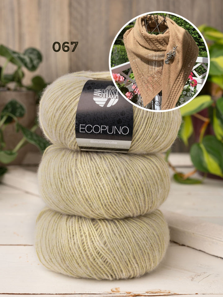 Strickpaket Lizas Tuch Provence Vibe - Ecopuno