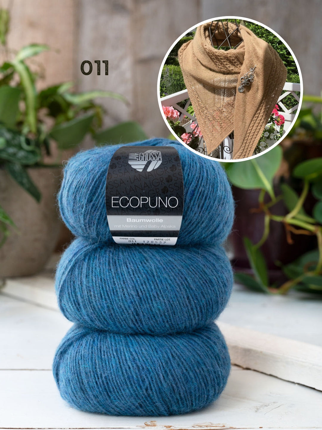 Strickpaket Lizas Tuch Provence Vibe - Ecopuno