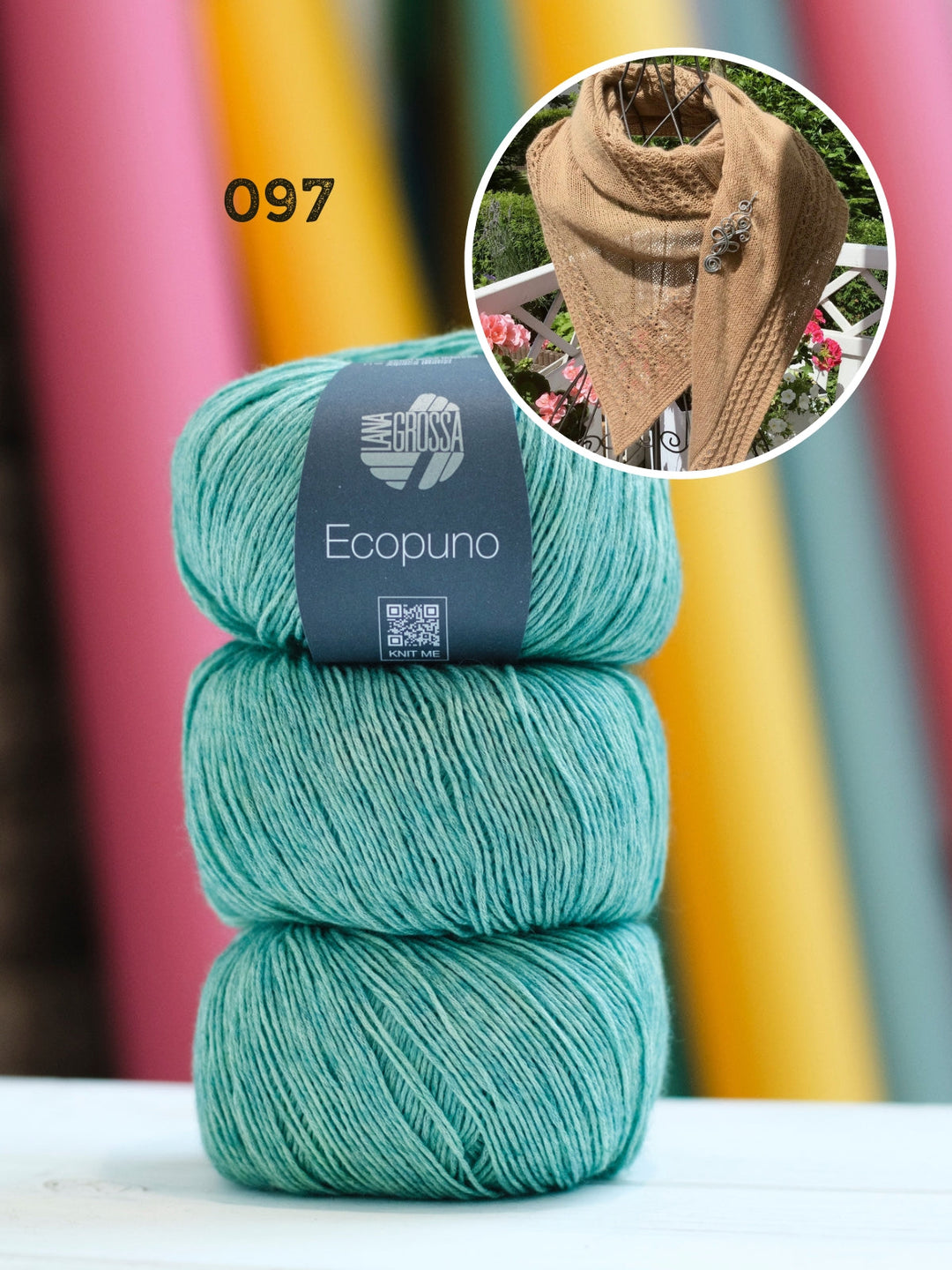 Strickpaket Lizas Tuch Provence Vibe - Ecopuno